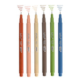 Le Pen, Earth Tone Set, 6 Count