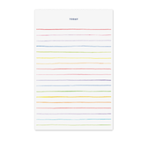 Multi Stripes Lined To Do Notepad