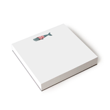 Stripey Whale Notepad