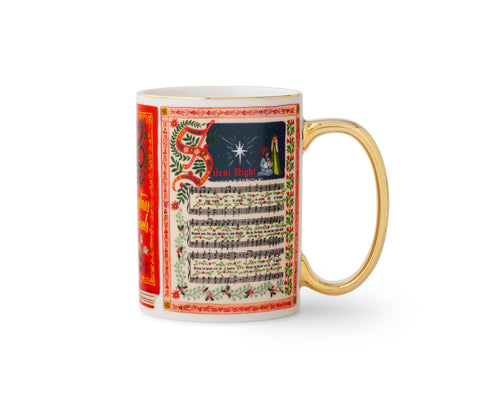Christmas Carols Porcelain Mug