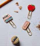 Schoolhouse Enamel Paper Clip Set