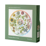 Flower Clock 500 Piece Round Jigsaw Puzzle