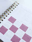 2026 Pocket Size Planner, Painted Stripes