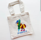SSD26 Scribble Bug Mini Canvas Tote