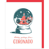 Coronado Snow Globe Card