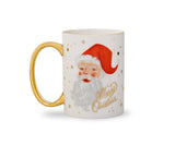 Winking Santa Claus Porcelain Mug