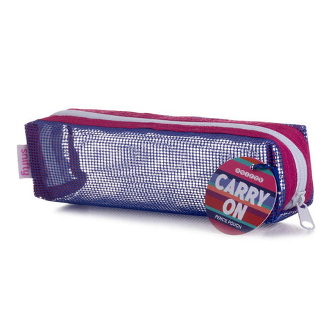 CARRY ON PENCIL POUCH - INDIGO