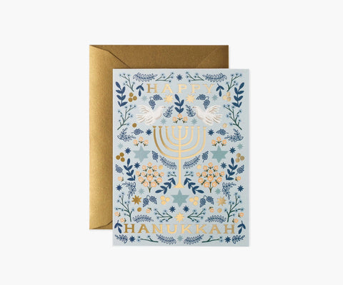 Hanukkah Menorah Boxed set of 6 Cards