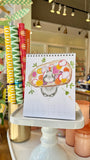 2026 Bunny Calendar - Hare at the Cafe