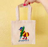 SSD26 Scribble Bug Mini Canvas Tote