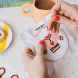 I Love Books, Cross Stitch Kit for Beginners