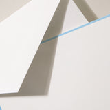 Flat Note, Newport Blue Bordered Card