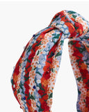 Americana Stripe Knotted Embellished Headband