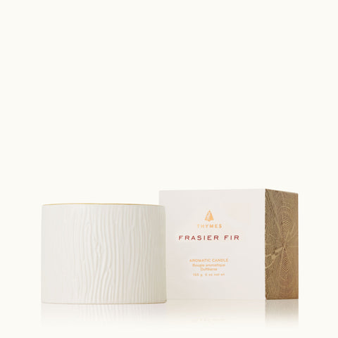 Frasier Fir Gilded Ceramic Poured Candle Petite 6oz