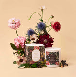 Gracie Amber and Black Vanilla 9 oz Glass Candle