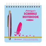 Scribble Note Set with Pen, Blue
