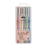 Le Pen, Earth Tone Set, 6 Count