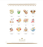 2026 Bunny Calendar - Hare at the Cafe