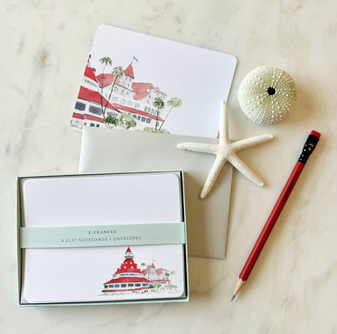 Hotel Del Flat Notes | Greeting Card (Box Set of 8)