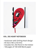 PRE-ORDER Volume 292 Keith Haring Heart Notebook