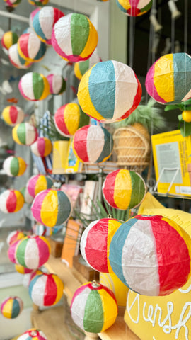 Japanese Paper Balloon - Beach Ball