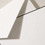 Flat Note, Black Border on Pearl White