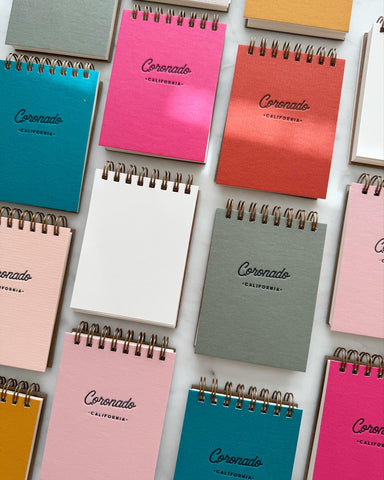 Coronado City Script Mini Jotter Notebook