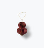 Christmastide Honeycomb Ornaments, Set of 5