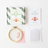 I Love Books, Cross Stitch Kit for Beginners
