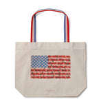 Americana East West Canvas Tote Bag