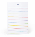 Multi Stripes Lined To Do Notepad